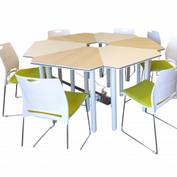 Diamond Style Classroom Desk & Chair Set Diamond Style Classroom Desk & Chair Set