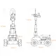 Hiwonder MasterPiAI Vision Robot Arm with Mecanum Wheels Car